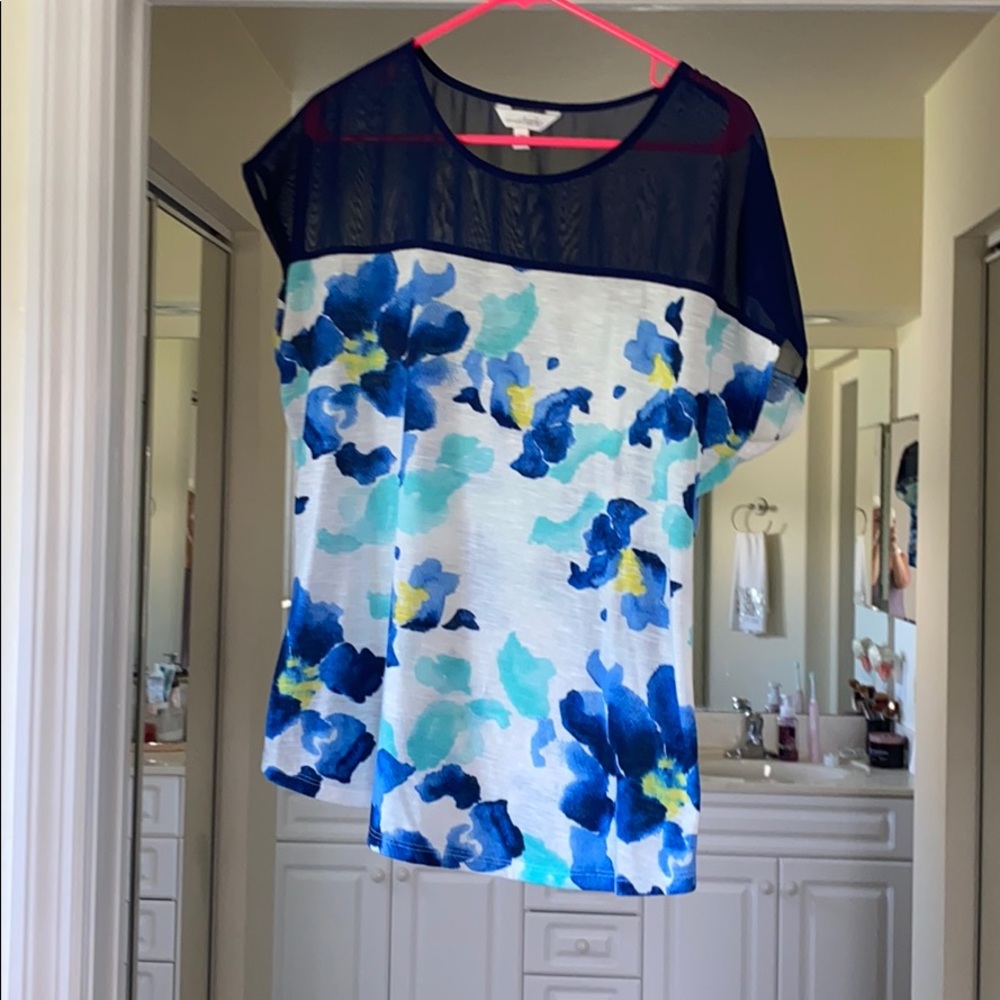 Charming Charlie’s Flower Blouse!!